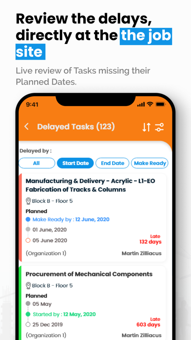 VisiLean LiveSite Screenshot