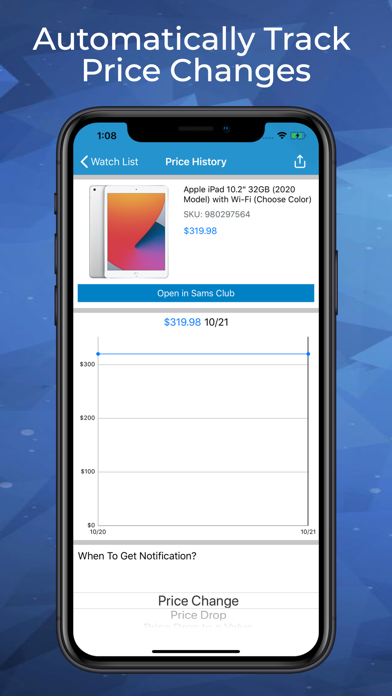 Price Tracker for Sam's Club Screenshot