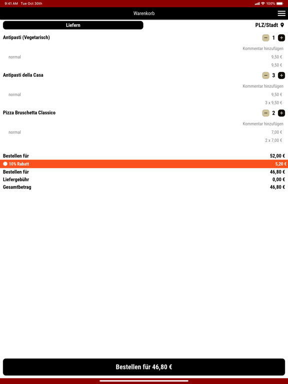 Screenshot #5 pour Pizza Da Emilio Osnabrück