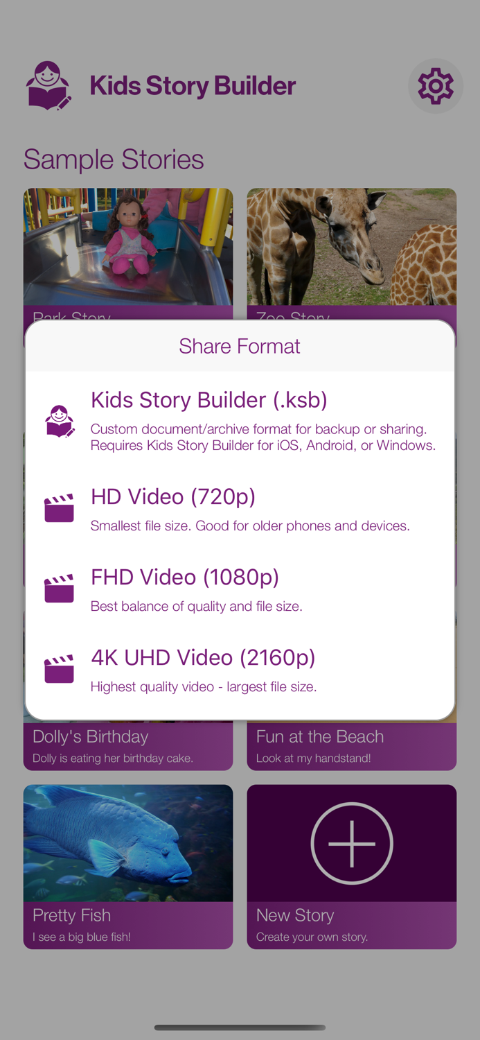 Kids Story Builder