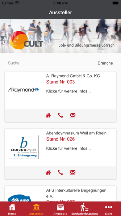 CULT – Bildungsmesse Lörrach Screenshot