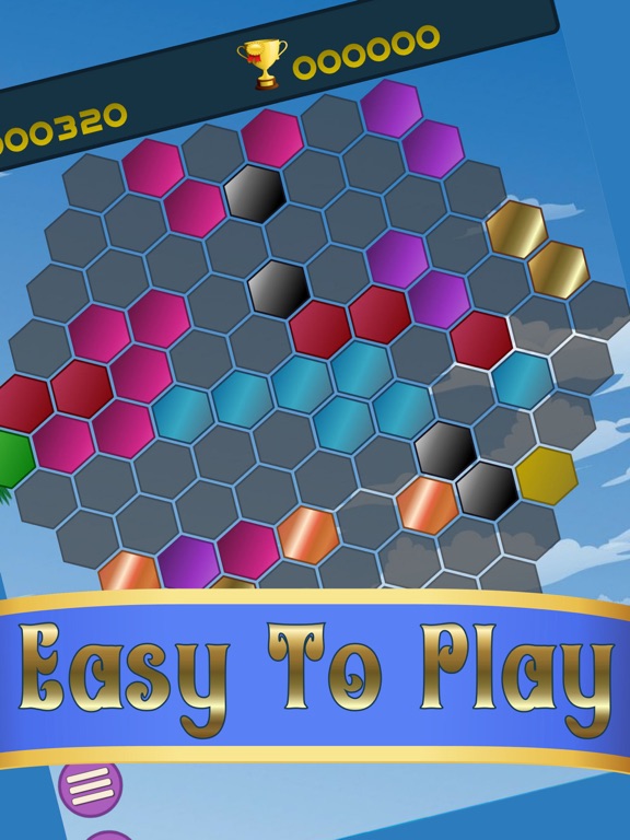 Screenshot #4 pour HexBlokz, hexa puzzle game