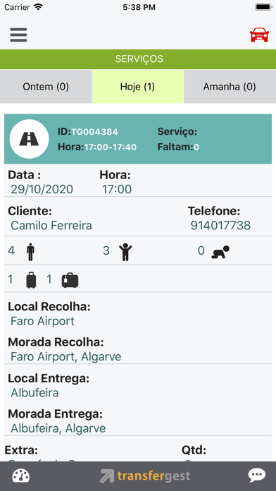 Transfergest Screenshot