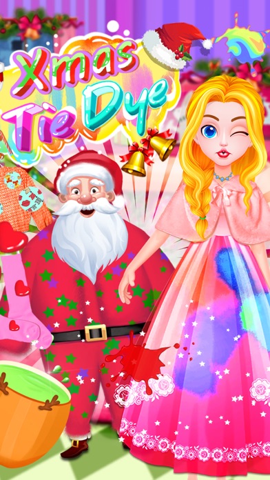 Holiday Tie Dye Fashion Art Screenshot