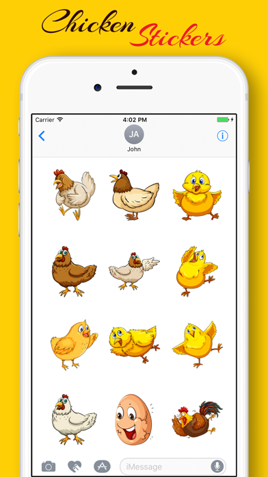 Street Chicken Chick Stickers Screenshot