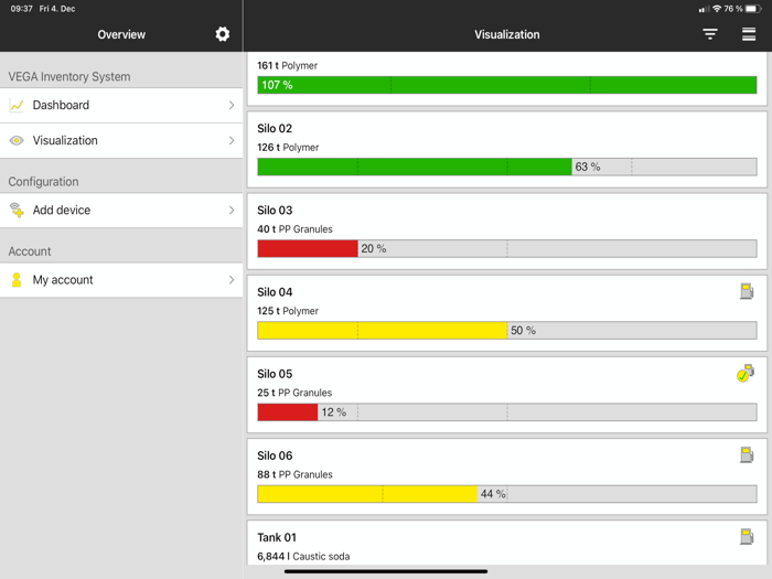 VEGA Inventory System