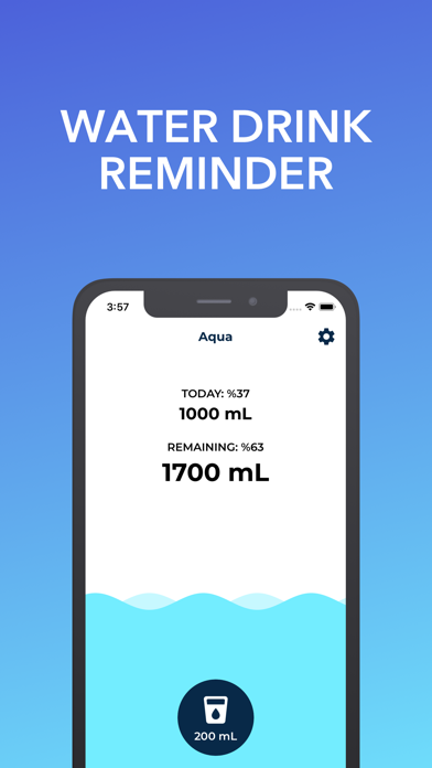 Screenshot #3 pour Aqua: Water Reminder & Tracker