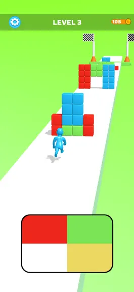 Game screenshot Color Block Run! apk