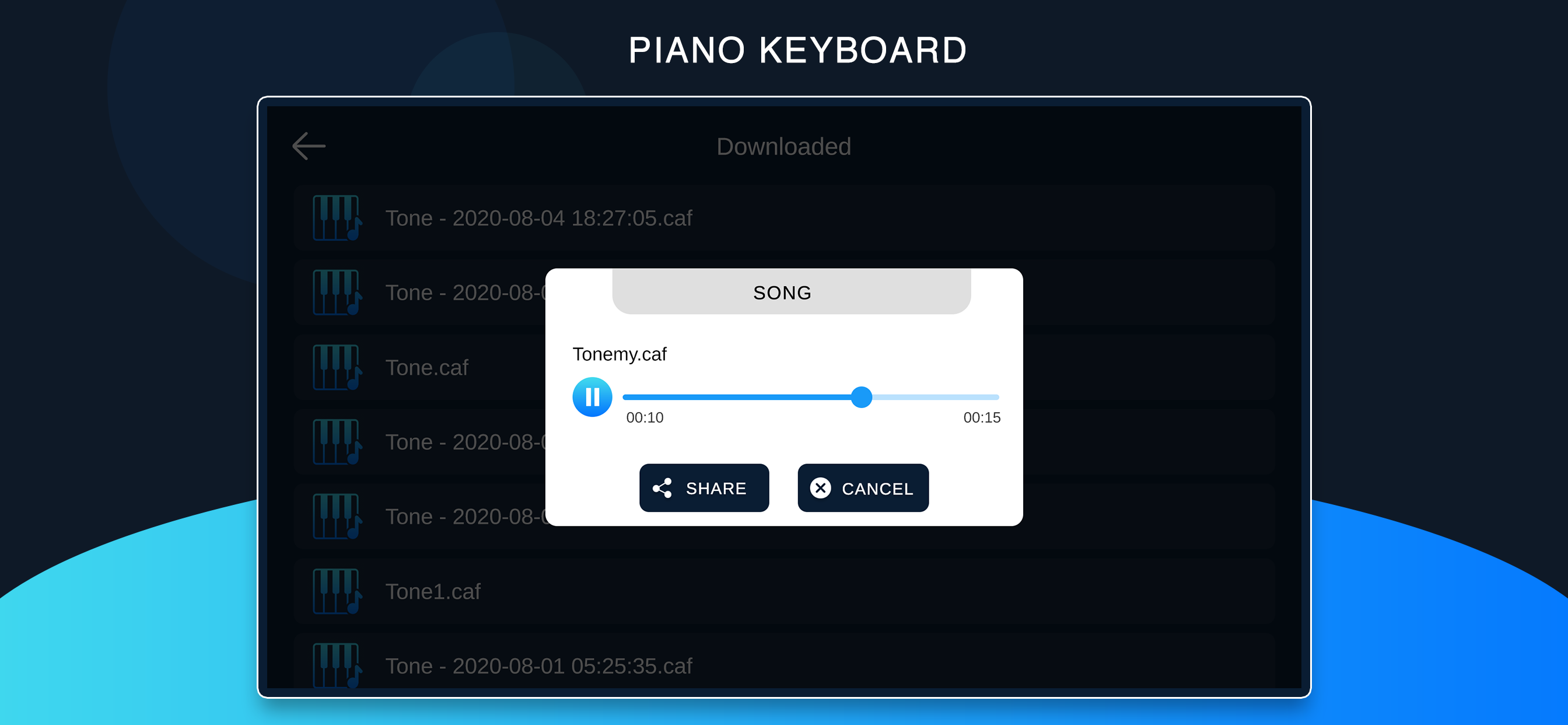 Piano Keyboard & Music