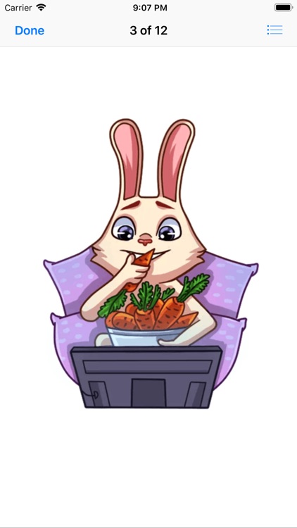 Gentle Rabbit Stickers Pack screenshot-3