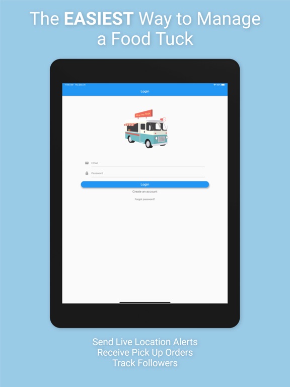 What The Truk (Vendor) iPad screenshot 1 - Food & Drink app