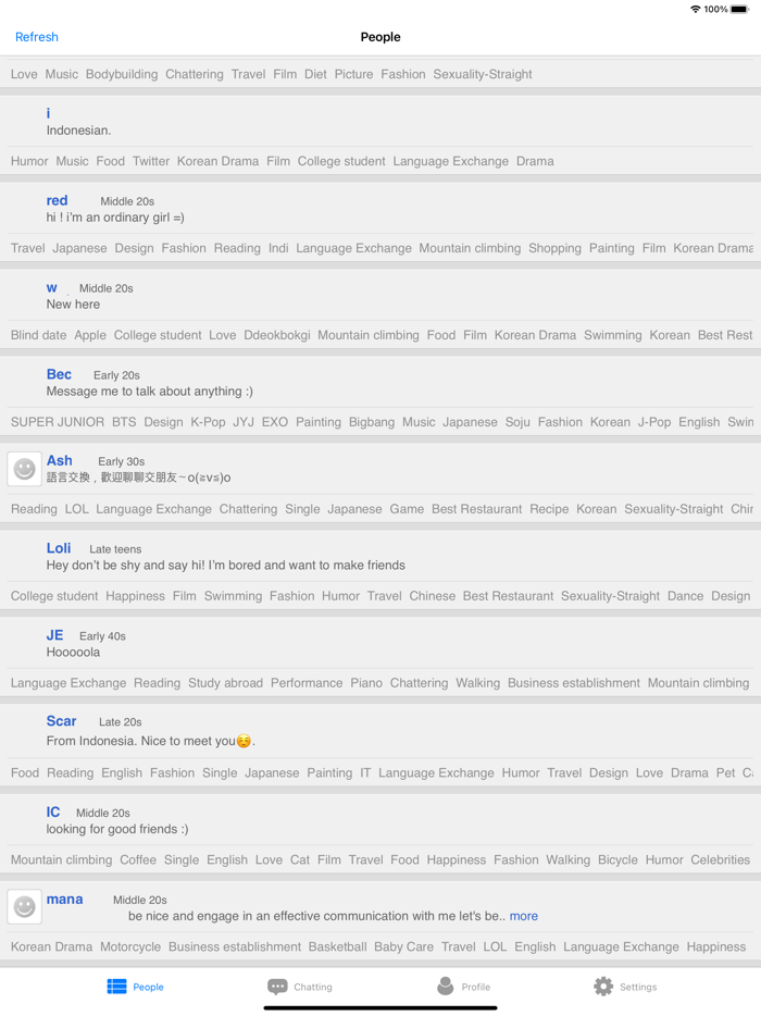 Fav Talk -Same hobby Chatting