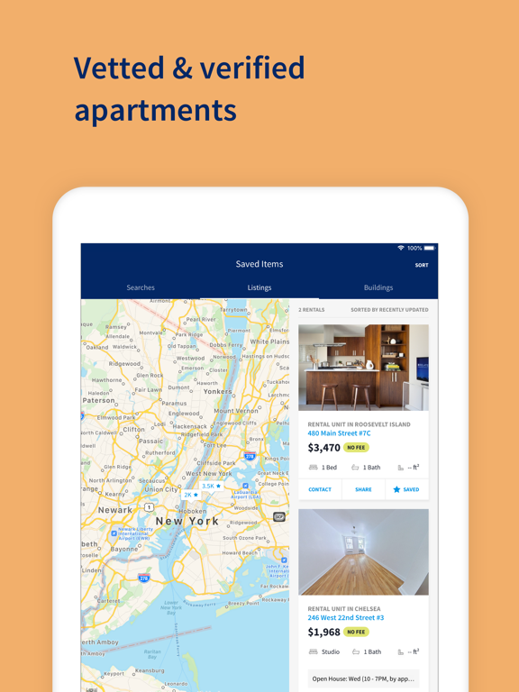 StreetEasy NYC Rentals & Sales iPad screenshot 5 - Lifestyle app