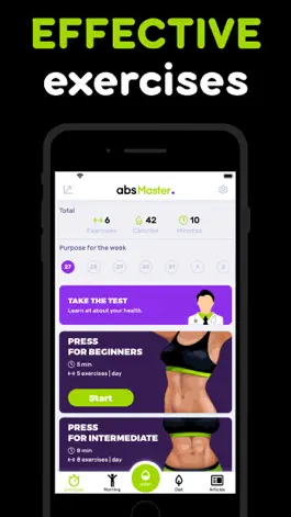 Game screenshot absmaster - fitness app apk