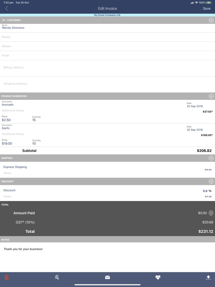 Invoice Professional 3
