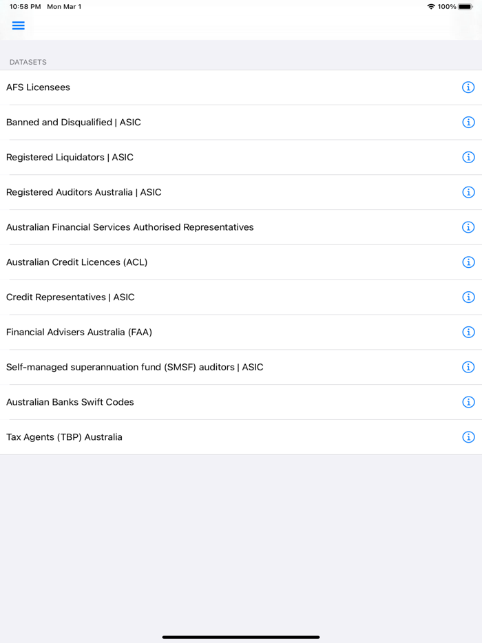 AFS Licensees Search