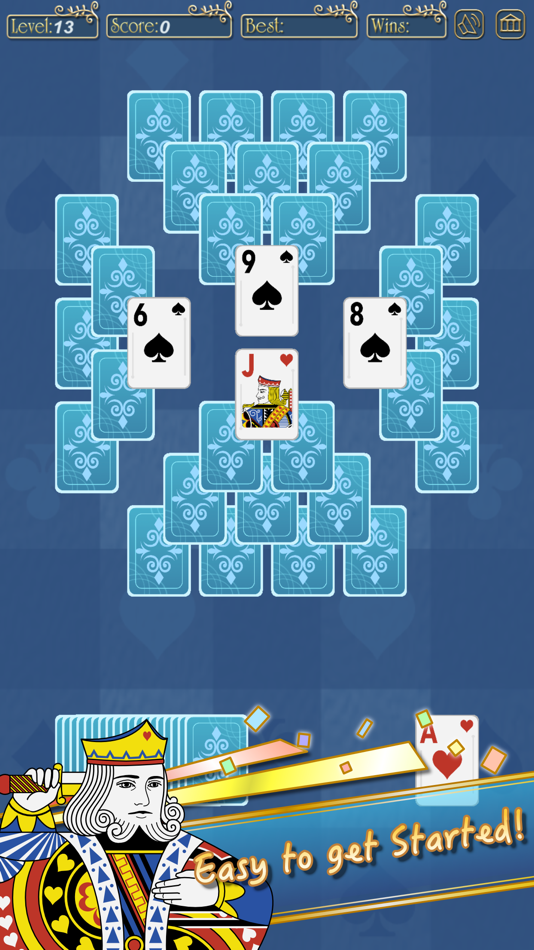 #2. Gold TriPeaks Solitaire (iOS) โดย: Gempro Technology Inc.