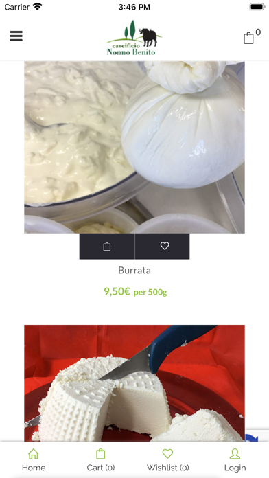 Caseificio Nonno Benito Shop Screenshot