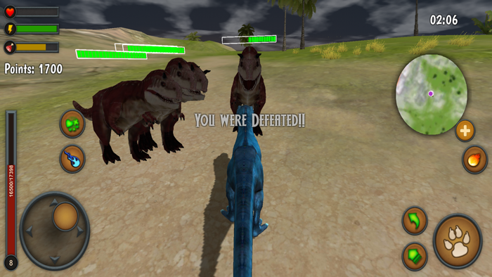 T-Rex Survival Simulator
