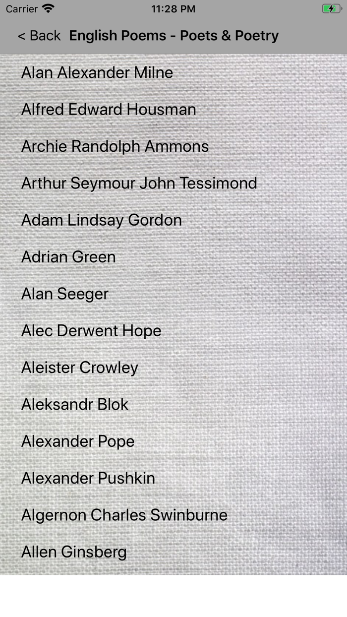 English Poems - Poets and Poetry