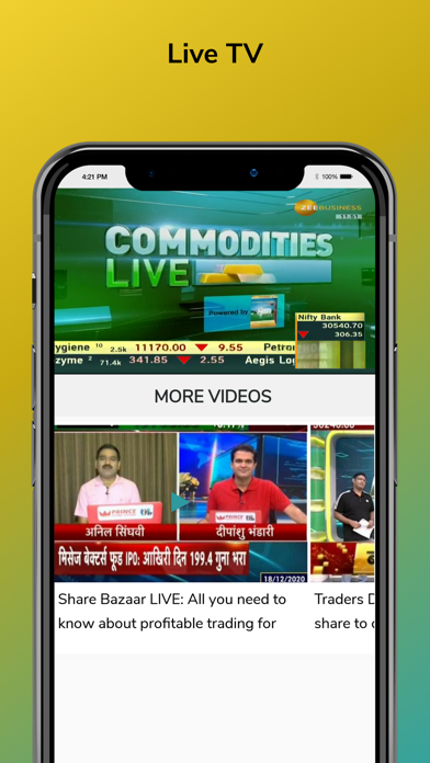 Zee Business Screenshot