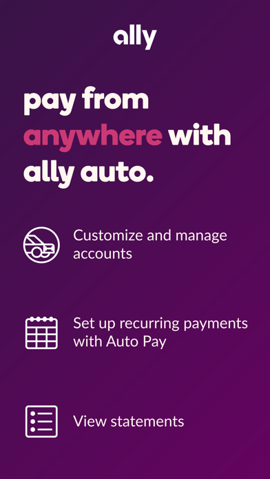 How to cancel & delete Ally Auto Mobile Pay from iphone & ipad 1