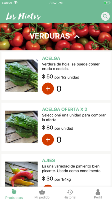 Los Nietos Verdulería Screenshot