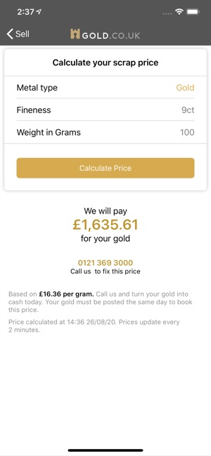 Live Gold Price - Gold.co.uk on the App Store