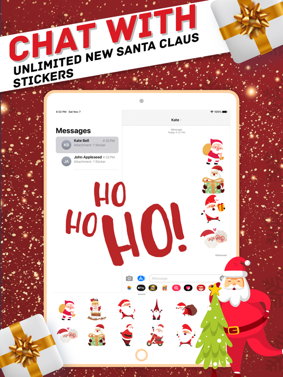 Screenshot #6 pour Santa Claus  Awesome Sticker