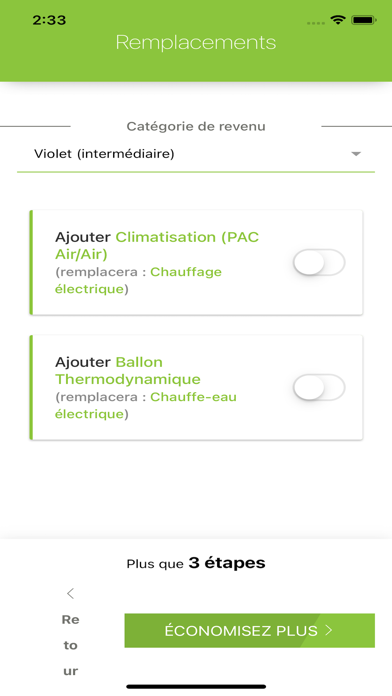 Simulateur Comwatt Screenshot