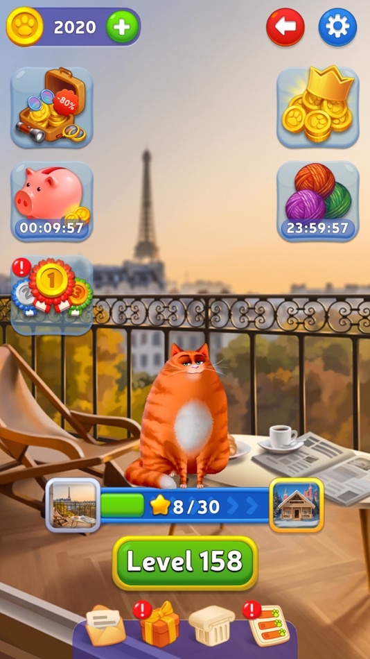 #6. Kitty Scramble: Word Stacks (iOS) By: Clever Apps Pte Ltd