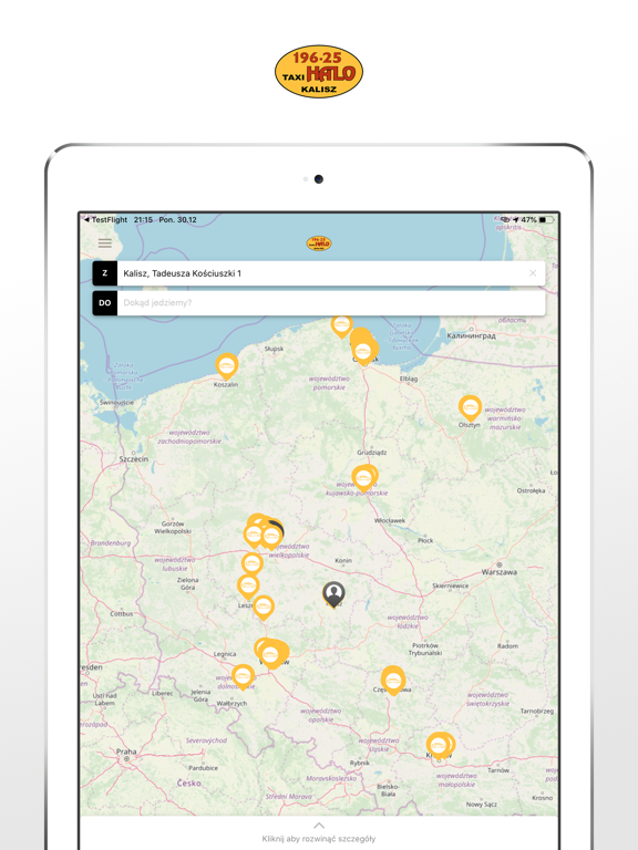 Screenshot #6 pour Halo Taxi Kalisz