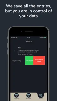 nfc business card - read write iphone screenshot 3