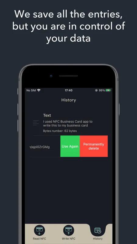 NFC Business Card - Read Write screenshot 3 of 7
