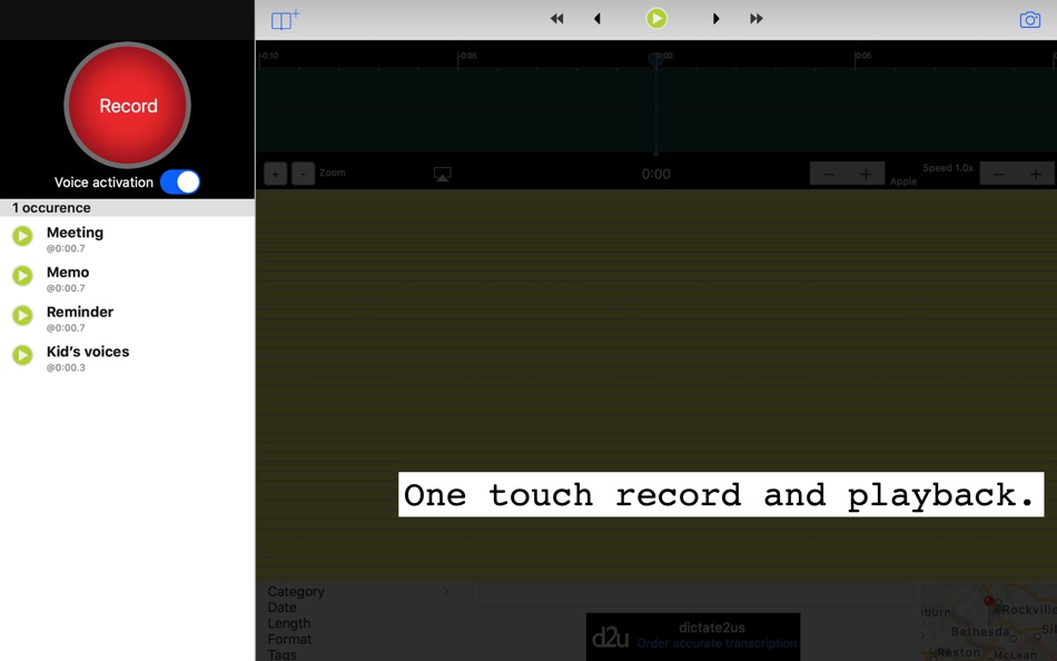 #1. Smart Recorder / Transcriber (macOS) 由: Roe Mobile Development