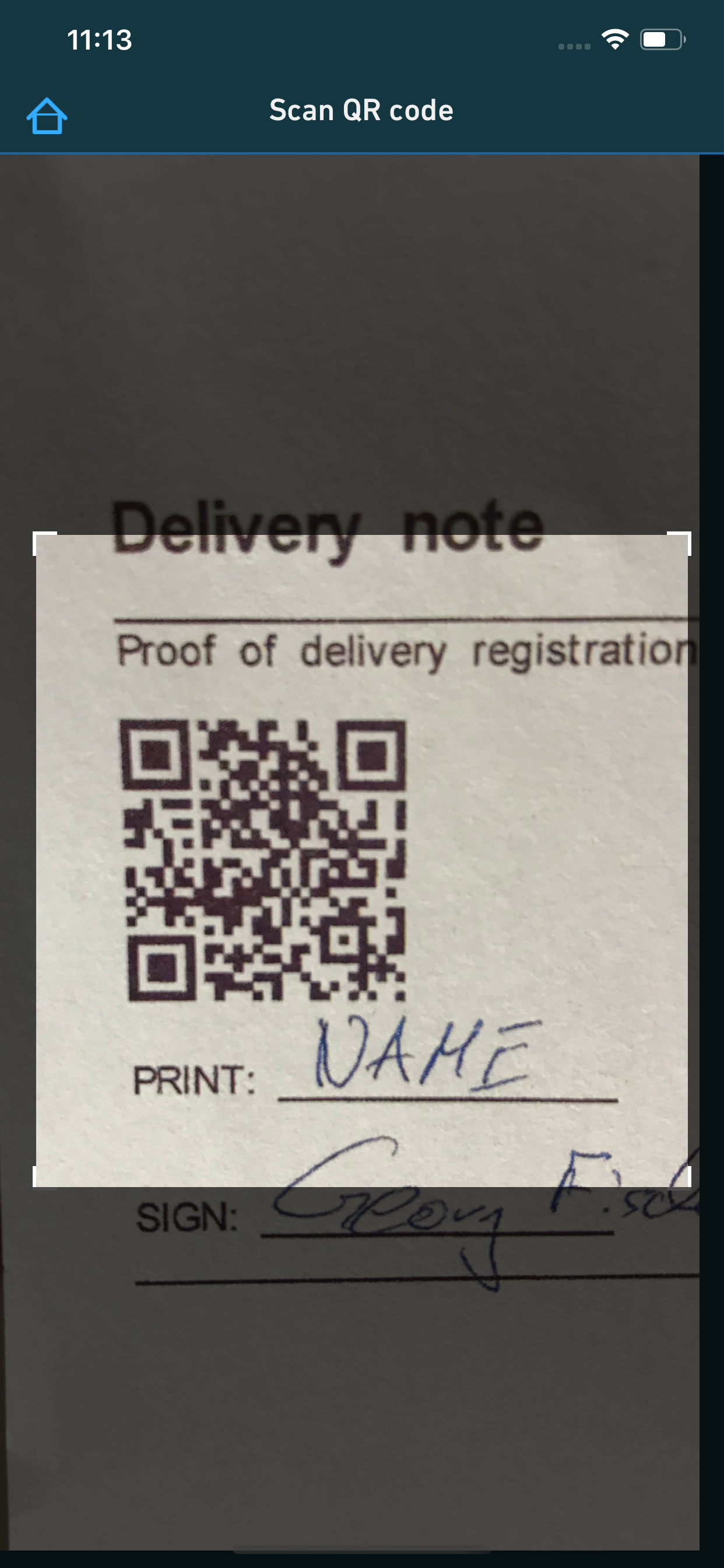 GF Proof of Delivery