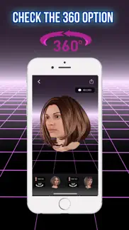 virtual hair 3d iphone screenshot 4