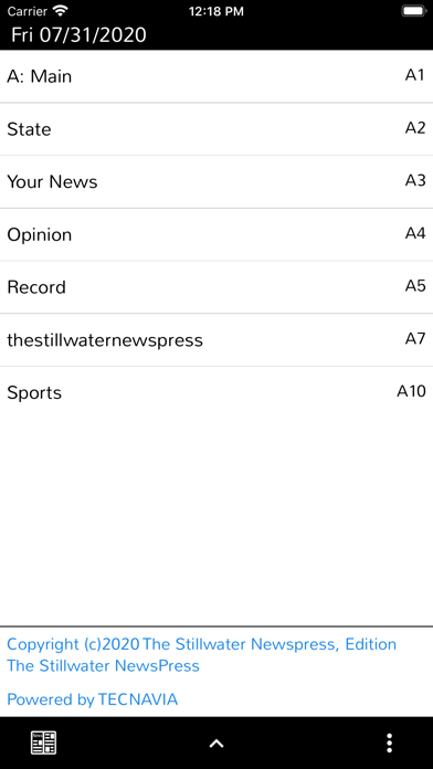 Stillwater News Press Screenshot