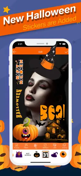 Game screenshot Halloween Photo Frames 2020 HD apk