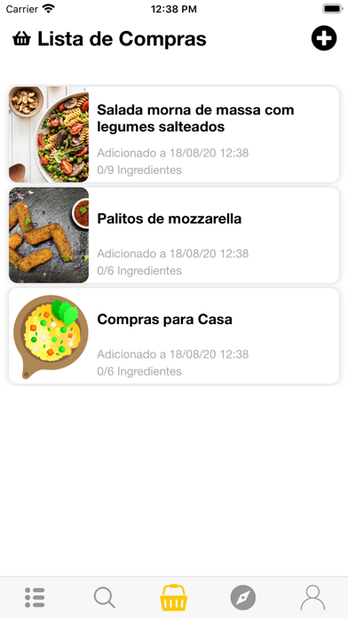 Receitas Fáceis e Deliciosas Screenshot