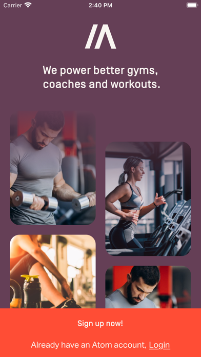 Atom Admin for Gyms & Trainers Screenshot