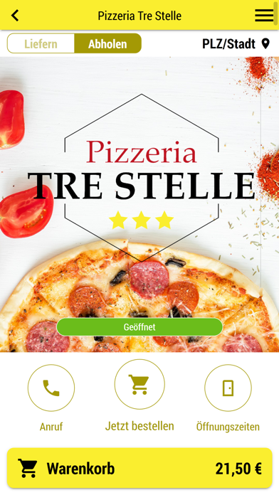 Pizzeria Tre Stelle Screenshot