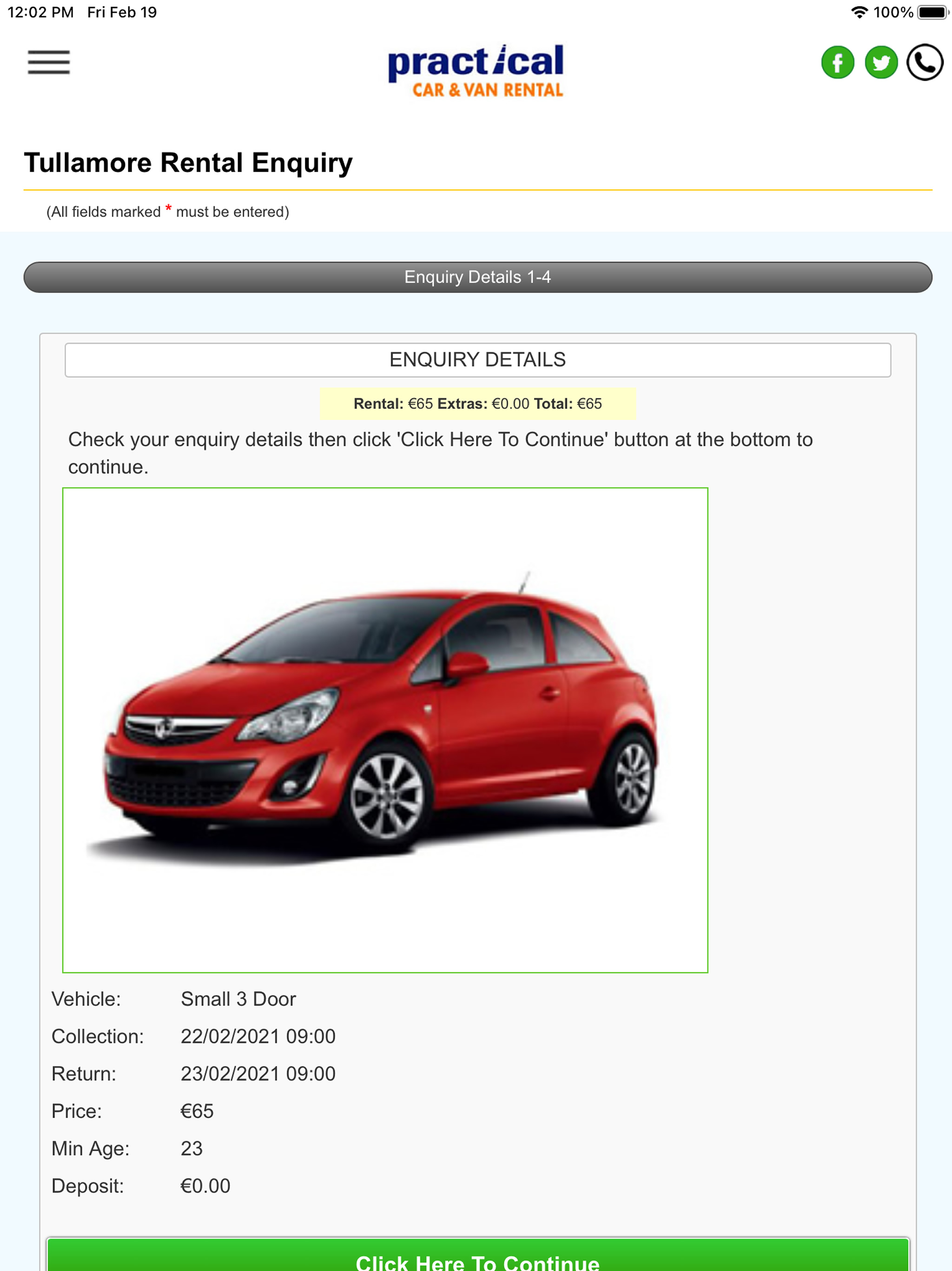 Practical Car & Van Rental IE