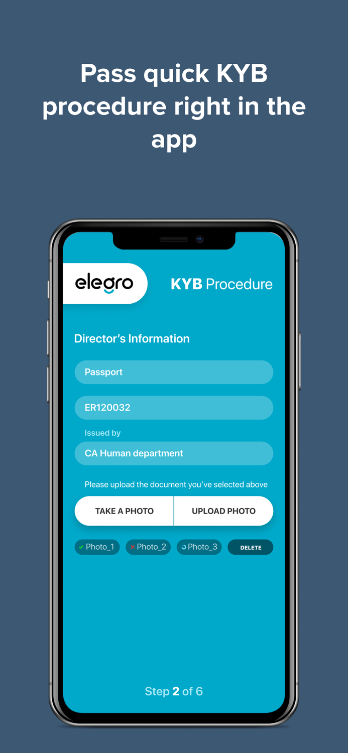 Elegro Business Wallet