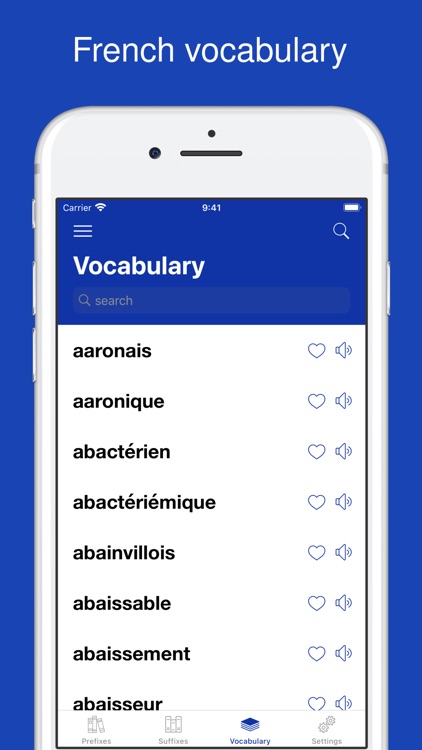French Word Parts, Vocabulary screenshot-6