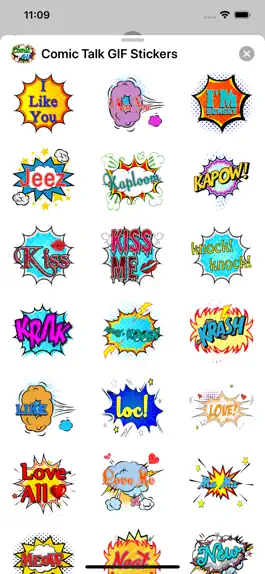 Game screenshot Animated Comic Talk Stickers hack