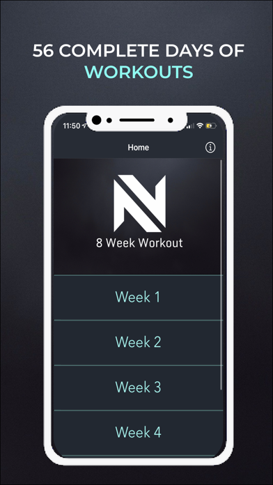NV 8 Week Workout Screenshot