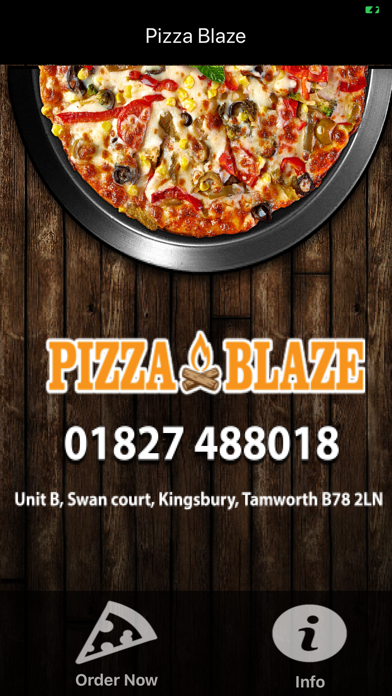 Pizza Blaze, Kingsbury Screenshot