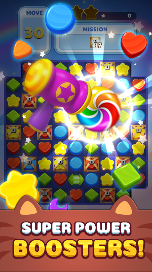 #2. Meow Cat: Match 3 Puzzle (iOS) Podle: NSTAGE Inc.