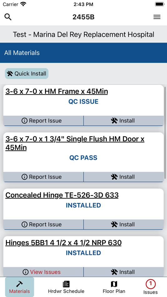 #3. G&G Material Tracker (iOS) 由: G&G Door Products, Inc.